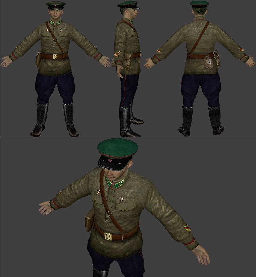 скачать Skins Soviet Border guard 1941-1943 для Day of Defeat: Source бесплатно