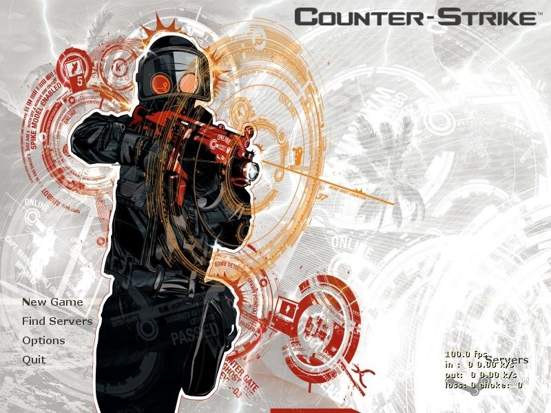 Скачать фон URBAN GUI & background на тему игры Counter-Strike: Condition Zero бесплатно