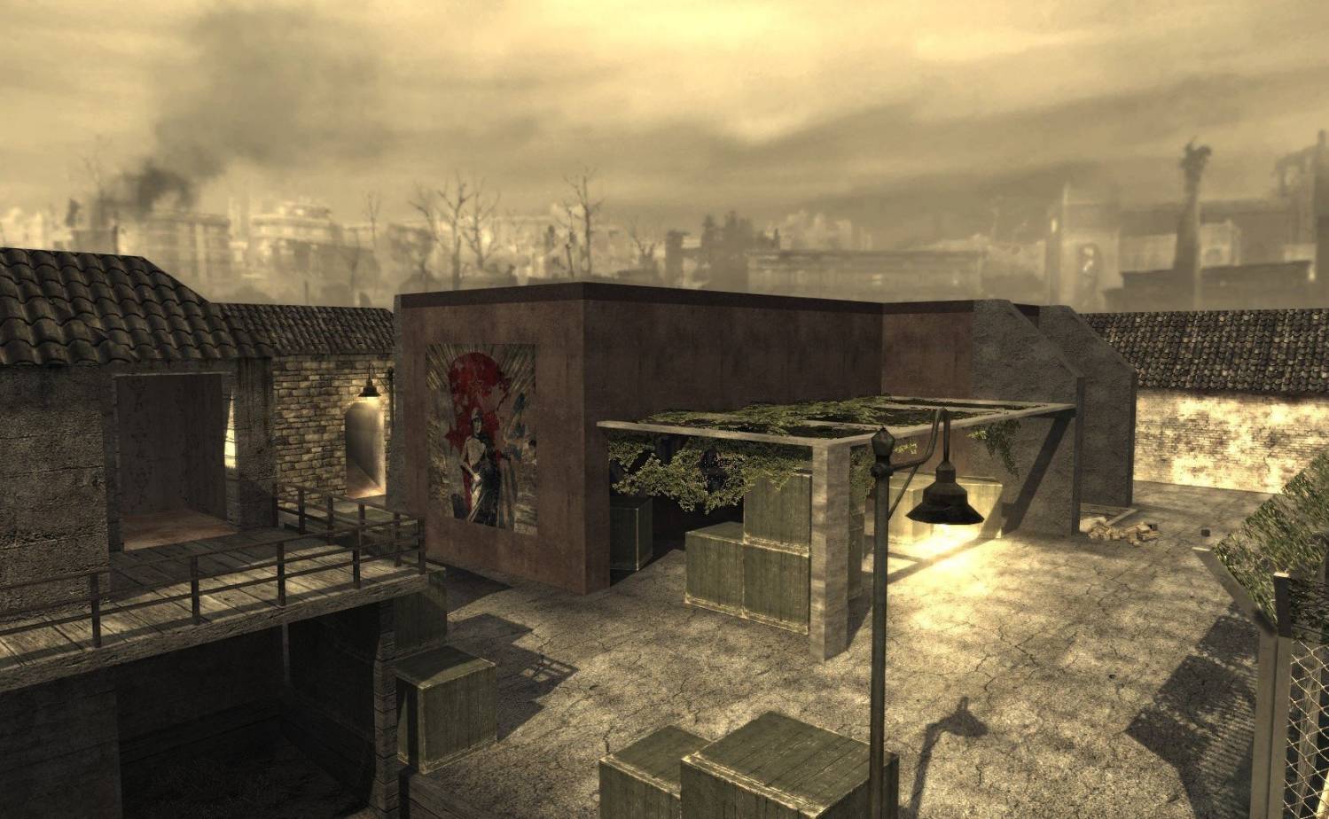 скачать карту mp_inferno final  для Call of Duty 4: Modern Warfare бесплатно