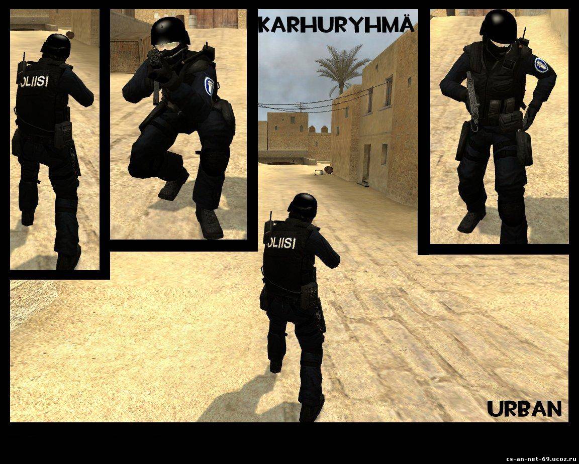 Skins > CS:S > CT Packs > Karhu-ryhmä "Bear Squad" > Screens