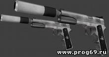 cs:source orange box модель пистолета Dual Elites - Hitman Hardballers