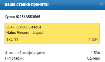 Прогноз CS:GO: Eleague Natus Vincere - Liquid