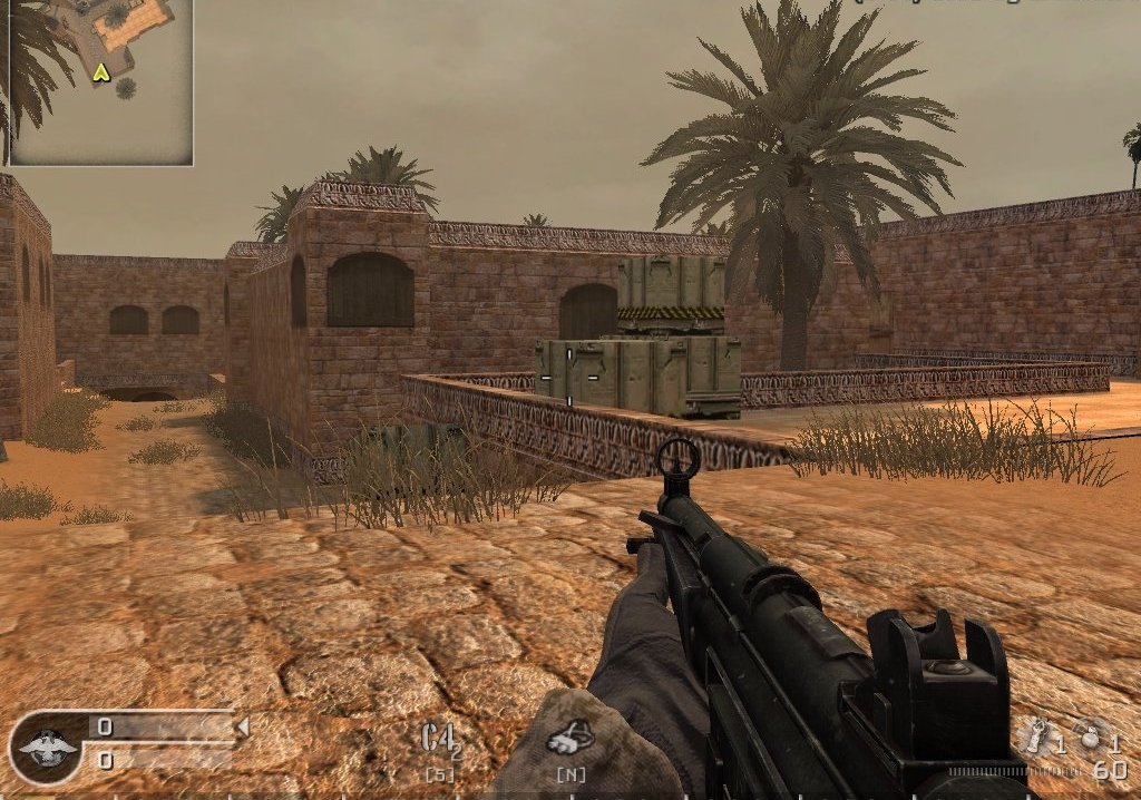 скачать карту mp_dust2_classic для Call of Duty 4: Modern Warfare бесплатно